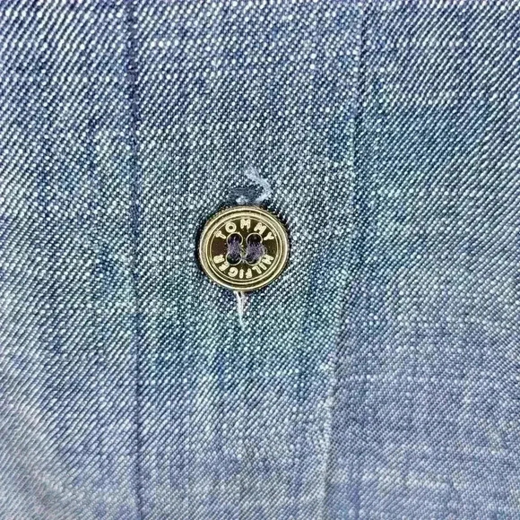 Tommy Hilfiger In Bloom Sleeveless Debim Dress With Belt Womens Size 8 - Picture 4 of 11